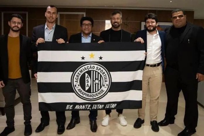 Presidente da CBF recebe comitiva do ASA-AL