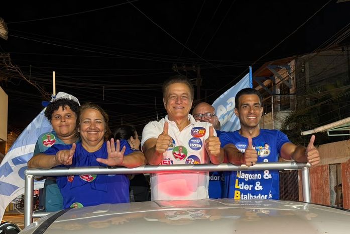 Galba Novaes percorre bairros da parte alta de Maceió em caravana marcada por manifestações de apoio