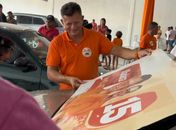 Marcos Madeira realiza grande adesivaço em Maragogi
