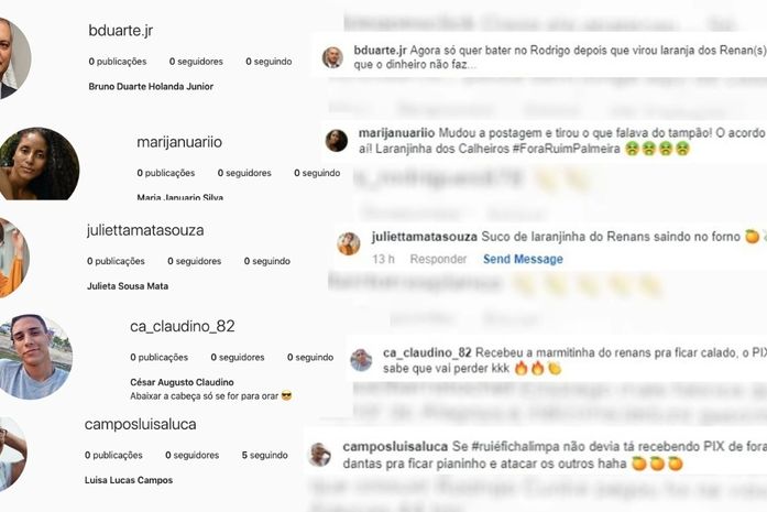 Rui Palmeira denuncia ataques de robôs nas redes sociais, por meio de perfis falsos