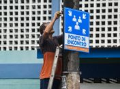 Plano de Contingência: pontos recebem identificação visual