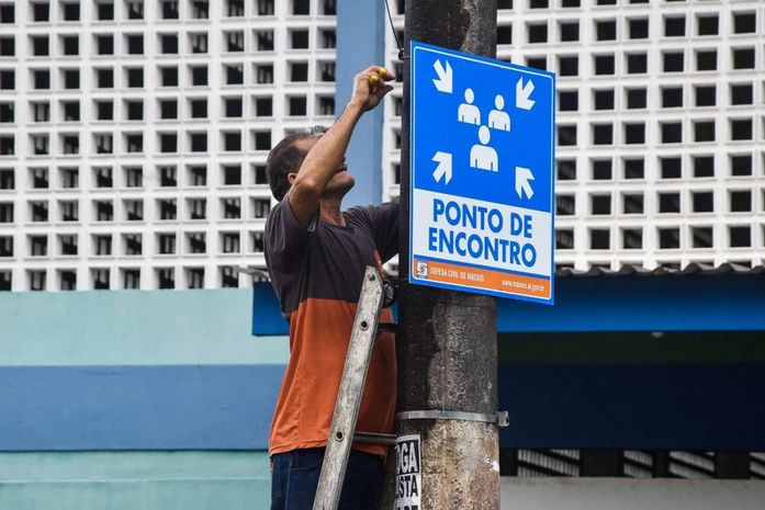 Plano de Contingência: pontos recebem identificação visual