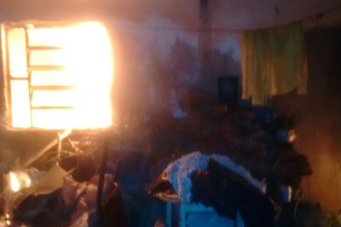 Casa ficou destruída