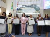 Mês da Mulher: Fátima Canuto entrega comendas a mulheres pilarenses em sessão solene na Assembleia Legislativa