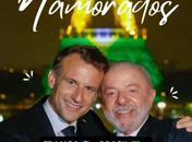 'Bromance': embaixada da França publica foto de Lula e Macron em homenagem ao Dia dos Namorados