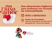 AMA se une ao TJ de Alagoas na Campanha ‘Um Fluxo de Amor’ para arrecadação de absorventes 