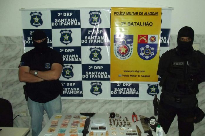 Operação integrada desarticula ponto de tráfico de drogas no sertão