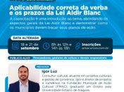 AMA prorroga inscrições para conferência online sobre Lei Aldir Blanc