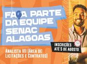 Senac tem vaga para analista de licitação e contratos em Maceió