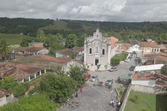 Igreja Matriz, cartão postal da cidade, que muito orgulha seu povo, que neste dia 13 de abril lembra um histórico de 410 anos