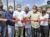 Comitiva participou de várias inaugurações 