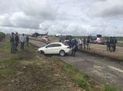 Carro foi recuperado após perseguição policial