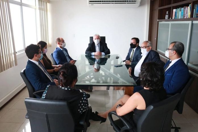 Em reunião com a OAB, AATAL e Sindav, presidente do TRT anuncia avanço na fase na retomada gradual das atividades