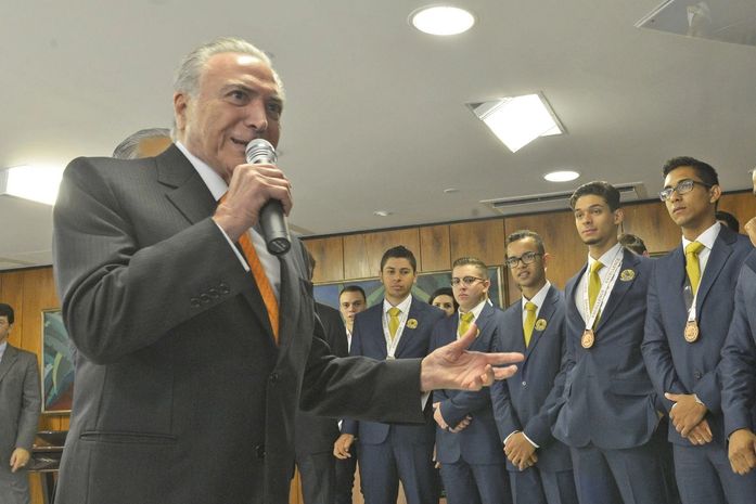 Aluno do Senai/AL é recebido pelo presidente da República no Planalto