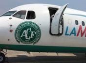 Aeronave que caiu com a delegação do Chapecoense