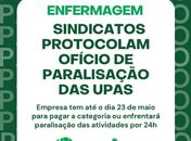 Paralisação de enfermeiros e técnicos ameaça funcionamento de UPAs em Maceió