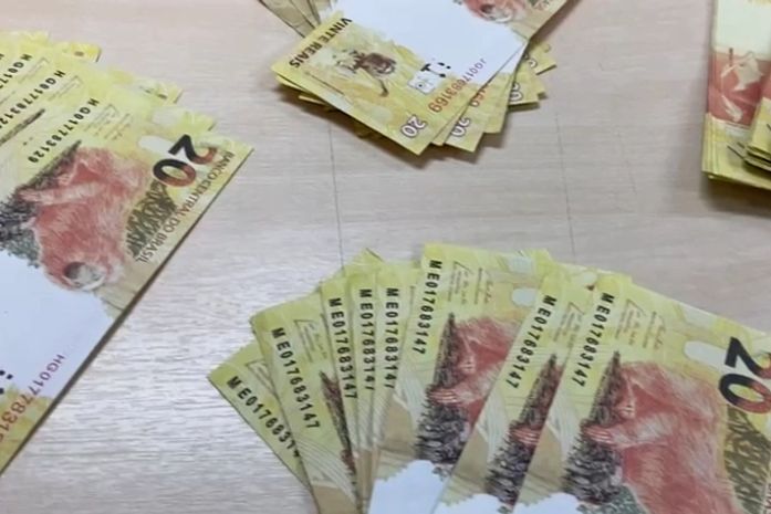 Cédulas falsas apreendidas pela PF