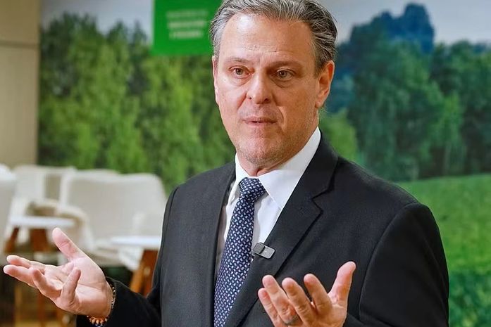 O ministro da Agricultura e Pecuária, Carlos Fávaro