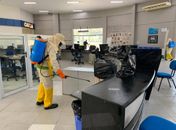 Centro Administrativo de Arapiraca recebe desinfecção contra o coronavírus