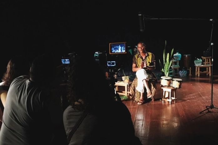 Produção do filme "Percurs(ando)"