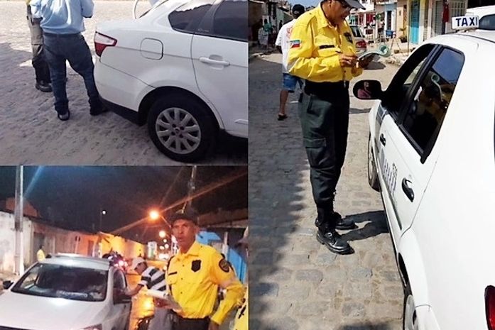 Pelo menos 3 veículos foram autuados