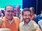 Bezerra ao lado do deputado André Janones candidato a Presidência do Brasil