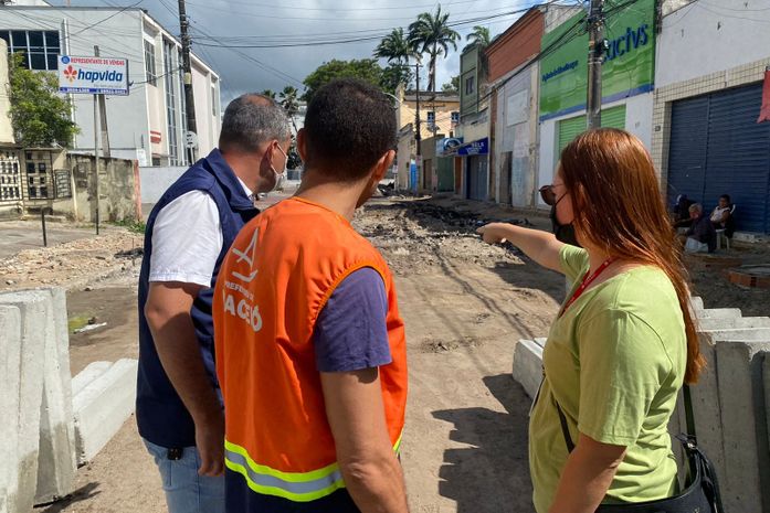 Obras de requalificação do Centro serão retomadas nesta terça-feira (16)