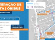 Bairro Gruta de Lourdes: obras alteram itinerário de ônibus