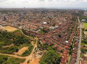 Visão aérea do bairro do Pinheiro