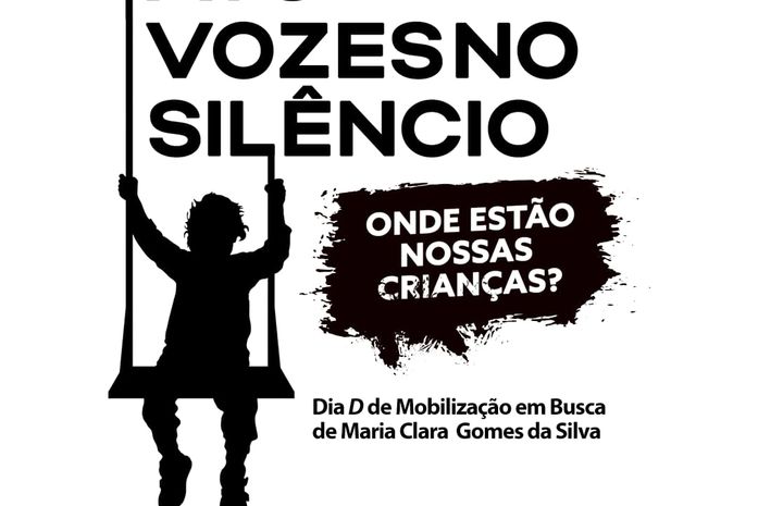 Família de Maria Clara terá reunião com Flávio Saraiva da Silva, secretário de segurança pública. É o Dia D de Mobilização em Busca de Maria Clara