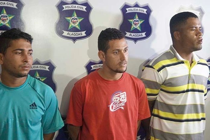 Adriano Azevedo, o “Bibiu”, Fabrício da Silva, o “Gordo das Quebradas”, e Weverton Cláudio, o “Chocolate”