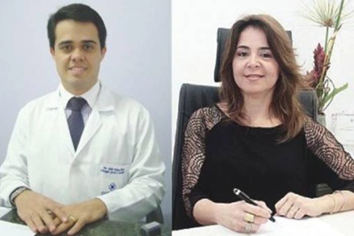 Cirurgião oncológico Aldo Barros e a oncologista Andrea Albuquerque
