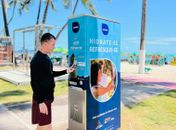 Prefeitura instala estação de hidratação na orla marítima de Maceió
