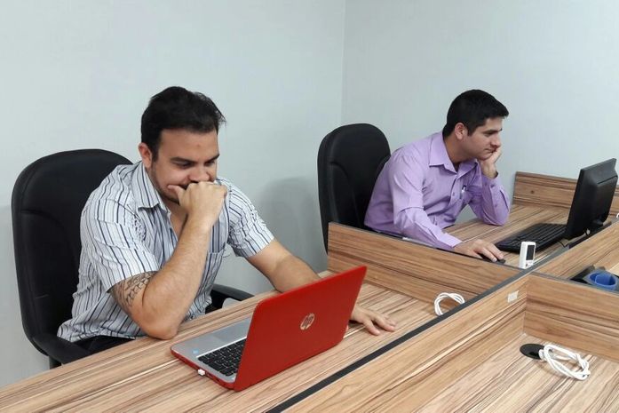 Victor e Leandro são idealizadores do projeto