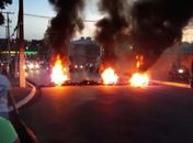 Protesto de donos de quiosques do Terminal Rodoviário de Maceió