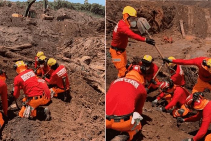 Bombeiros localizam corpo de vítima da tragédia de Brumadinho