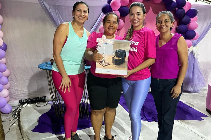 Assistência Social de Santana do Mundaú encerra mês da mulher com grande aulão