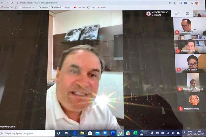 Aos deputados, Luciano Barbosa anuncia que irá adotar auxílio financeiro em substituição à merenda