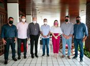 Paulo Dantas reafirma compromisso social em visita ao arcebispo de Maceió