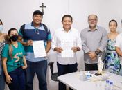 Prefeito Júlio Cezar sanciona nova Lei de Gestão Democrática nas escolas