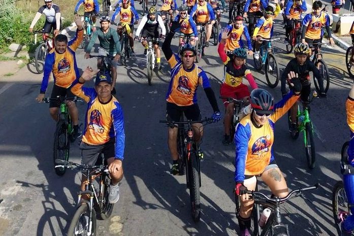 Mais de 270 ciclistas participam de passeio em Delmiro Gouveia