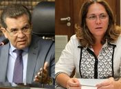 Desembargador Washington Luiz e juíza Silvana Omena