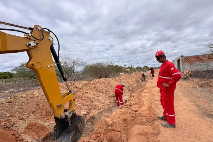 Obras de saneamento básico no povoado São José avançam em ritmo acelerado em Delmiro Gouveia