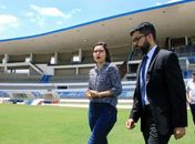 Grupo de Trabalho do Futebol visita instalações do Rei Pelé para sugerir melhorias