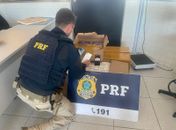 Canapi: PRF apreende 104 iPhones e mais de 1300 acessórios sem nota fiscal em rodovia