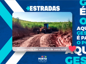 Prefeitura de Porto Calvo inicia trabalho de recuperação das estradas rurais do município