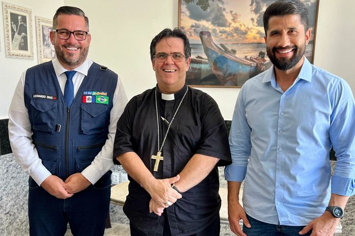 Deputado e vereador visitam Arquidiocese de Maceió e discutem ações sociais