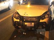 Idoso embriagado é detido após provocar engavetamento envolvendo quatro carros na Av. Fernandes Lima