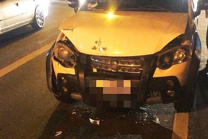 Idoso embriagado é detido após provocar engavetamento envolvendo quatro carros na Av. Fernandes Lima