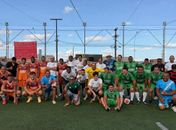 Juiz alagoano marca um golaço da solidariedade, ao arrecadar mais 700 cestas básicas em evento esportivo 